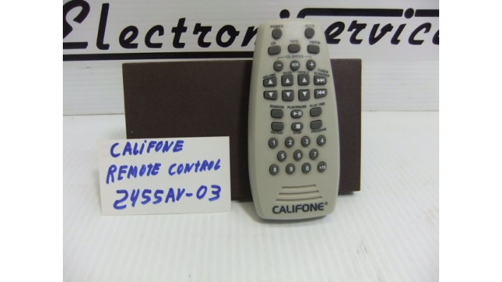 Califone 2455av-03 Califone remote control .